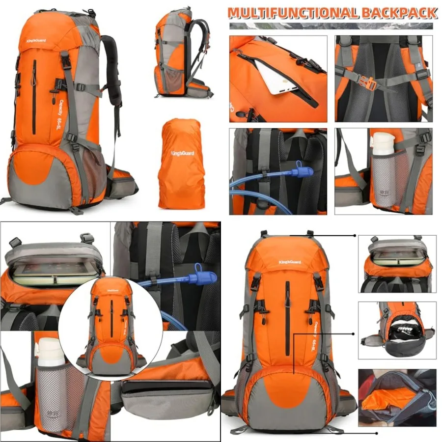 70L Hiking Backpack with Rain Cover Lightweight Waterproof Travel Camping Backpack Large Backpacking Pack
70L Hiking Backpack with Rain Cover Lightweight Waterproof Travel Camping Backpack Large Backpacking Pack