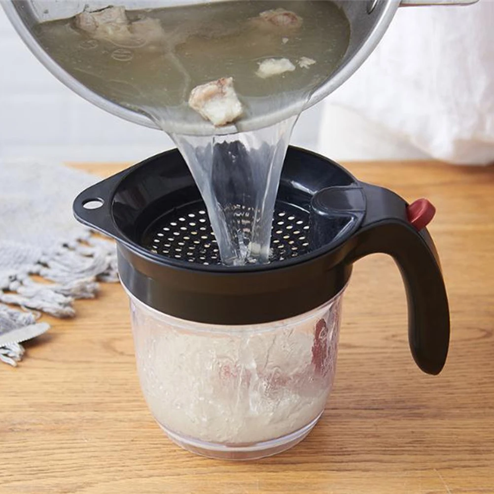 1000 мл большая емкость кухонная ловушка для жира маслосепаратор с сетчатым фильтром для домашнего ресторана инструмент для сепаратора жира
1000 мл большая емкость кухонная ловушка для жира маслосепаратор с сетчатым фильтром для домашнего ресторана инструмент для сепаратора жира