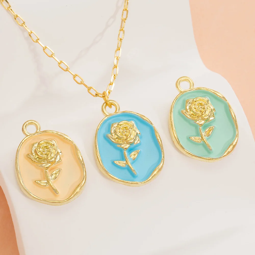diy rose-shaped alloy accessories, oil-dripping pendant ornaments, DIY jewelry accessories
diy rose-shaped alloy accessories, oil-dripping pendant ornaments, DIY jewelry accessories