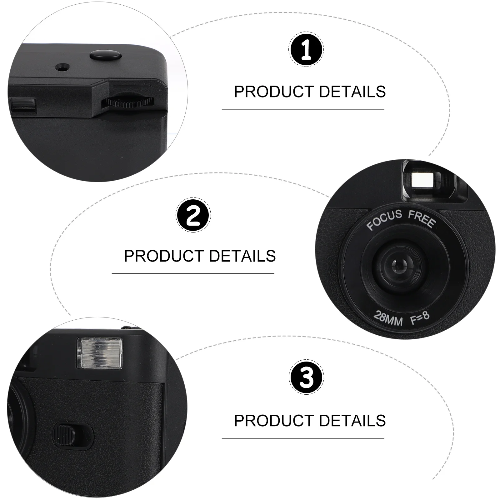 1Pcs Film Camera Reusable ABS Plastic Build-in Flash Simple Design Long Lasting 35mm Vintage Retro Compatible Film Camera
1Pcs Film Camera Reusable ABS Plastic Build-in Flash Simple Design Long Lasting 35mm Vintage Retro Compatible Film Camera