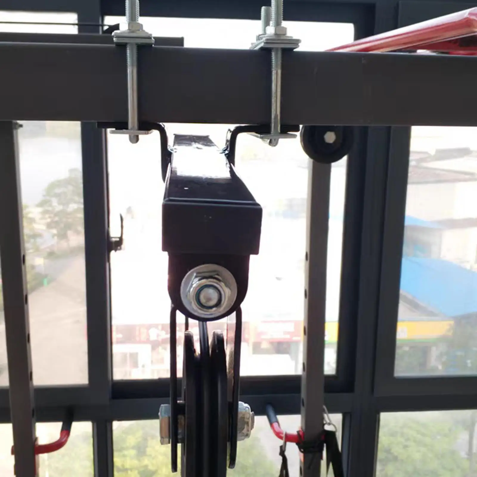 Rack Pulley Attachment for Home Gym,Workout,Fitness Heavy Duty Cable Double Pulley System DIY Pull Down Attachment
Rack Pulley Attachment for Home Gym,Workout,Fitness Heavy Duty Cable Double Pulley System DIY Pull Down Attachment