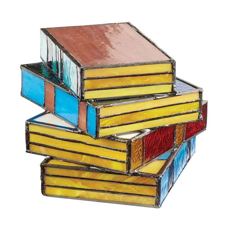 Stained Glass Stacked Books Lamp, Stacked Books Glass Lamp, Cute Nightstand Desk Lamp
Stained Glass Stacked Books Lamp, Stacked Books Glass Lamp, Cute Nightstand Desk Lamp