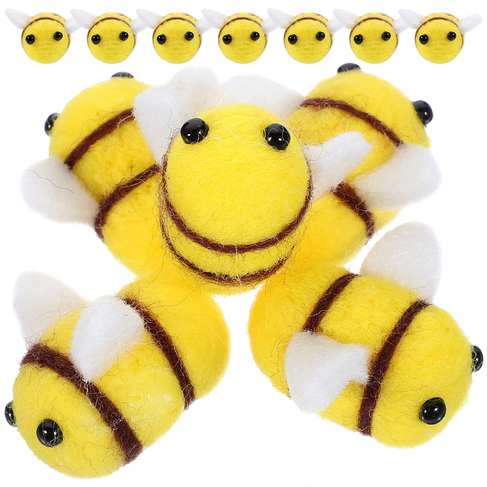 Wool Felt Bee Ornament Lovely Shape Use Decorations for Sweater Hat Shoes DIY Crafts Gifts Accessories Festival Party
Wool Felt Bee Ornament Lovely Shape Use Decorations for Sweater Hat Shoes DIY Crafts Gifts Accessories Festival Party