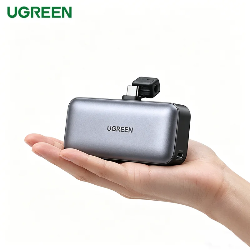 UGREEN Mini Portable Power Bank 5000mAh 22.5W Fast Charging High Quality LED display Power Bank for iPhone 17
UGREEN Mini Portable Power Bank 5000mAh 22.5W Fast Charging High Quality LED display Power Bank for iPhone 17