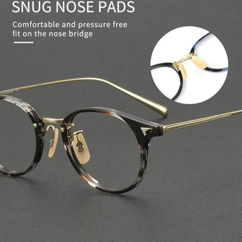 Acetate titanium Glasses Frame for Men 2026 Retro Round Eyeglasses frames Women Titanium Spectacles male full Ultralight Eyewear
Acetate titanium Glasses Frame for Men 2026 Retro Round Eyeglasses frames Women Titanium Spectacles male full Ultralight Eyewear