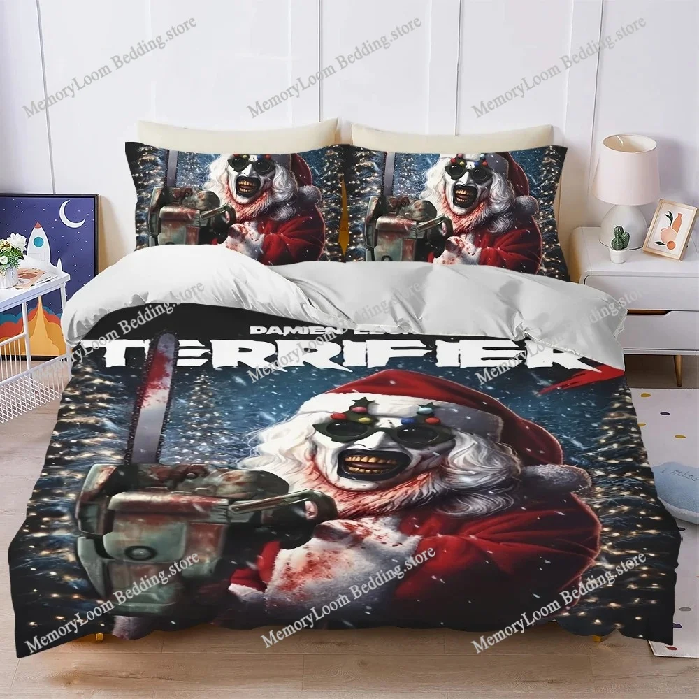 Hot Film Horrible T-Terrifier 3 Duvet Cover Set Bedding Soft Laundry Cotton Bed Four Seasons Student Dormitory Home Textile
Hot Film Horrible T-Terrifier 3 Duvet Cover Set Bedding Soft Laundry Cotton Bed Four Seasons Student Dormitory Home Textile