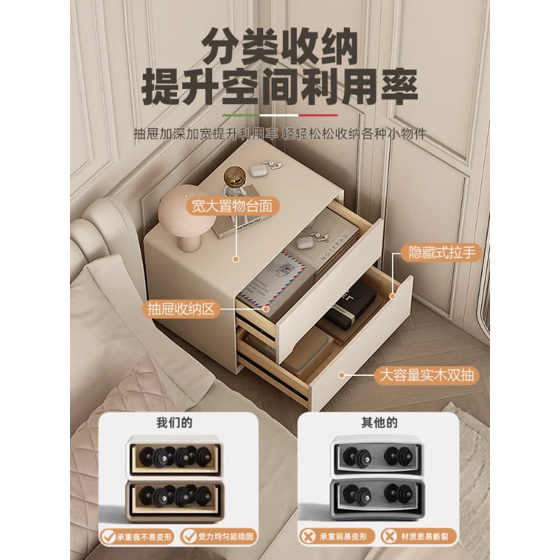 Cream White Rental Room Bedside Table Large Size Simple 2024 New Rental Bedroom Bedside Storage Cabinet Complete
Cream White Rental Room Bedside Table Large Size Simple 2024 New Rental Bedroom Bedside Storage Cabinet Complete