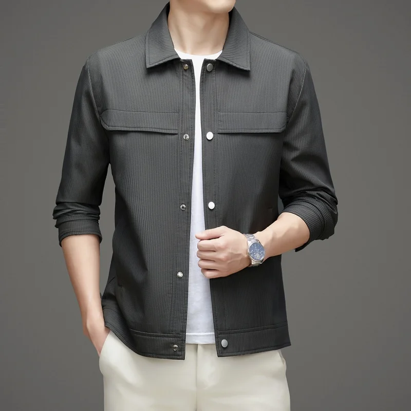 New Ultra Comfortable Corduroy Jacket Men's Spring Autumn Business Iron Free Wrinkle Resistant Administrative Casual Collar
New Ultra Comfortable Corduroy Jacket Men's Spring Autumn Business Iron Free Wrinkle Resistant Administrative Casual Collar