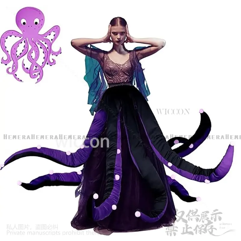 2024 Vrouwen Octopus Halloween Kost