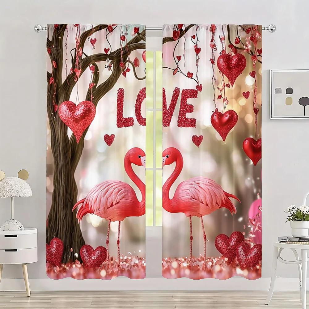 2pc, Spring Festive Party Curtain Valentine's Day Machine Washable Polyester,Without Electricity Holiday Decorations Perfect
2pc, Spring Festive Party Curtain Valentine's Day Machine Washable Polyester,Without Electricity Holiday Decorations Perfect