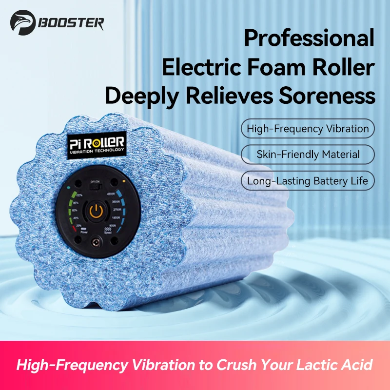BOOSTER Professional Electric Foam Roller Yoga Pillar Mace Massage Roller Leg Muscle Relaxation Solid Foam Roller
BOOSTER Professional Electric Foam Roller Yoga Pillar Mace Massage Roller Leg Muscle Relaxation Solid Foam Roller