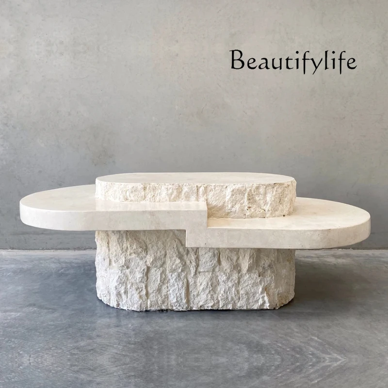Nordic oval coffee table hotel model room designer creative broken cave stone coffee table
Nordic oval coffee table hotel model room designer creative broken cave stone coffee table
