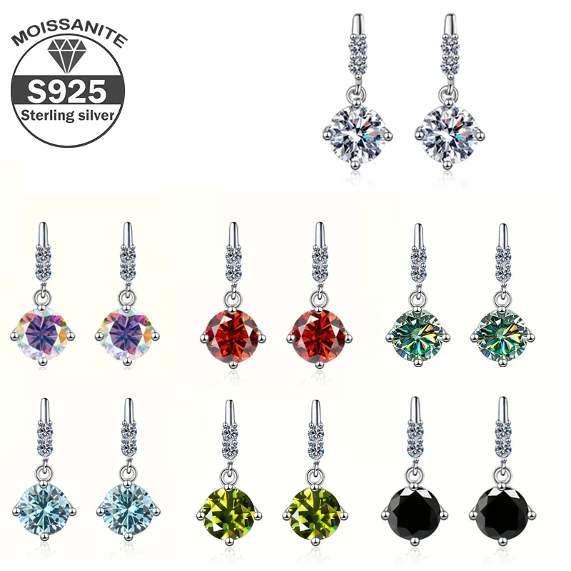 Moissanite Earrings 2pcs 0.5ct Green Moissanite 925 Sterling Silver Round Pendant Earrings, Dainty Jewelry Gifts, Birth
Moissanite Earrings 2pcs 0.5ct Green Moissanite 925 Sterling Silver Round Pendant Earrings, Dainty Jewelry Gifts, Birth