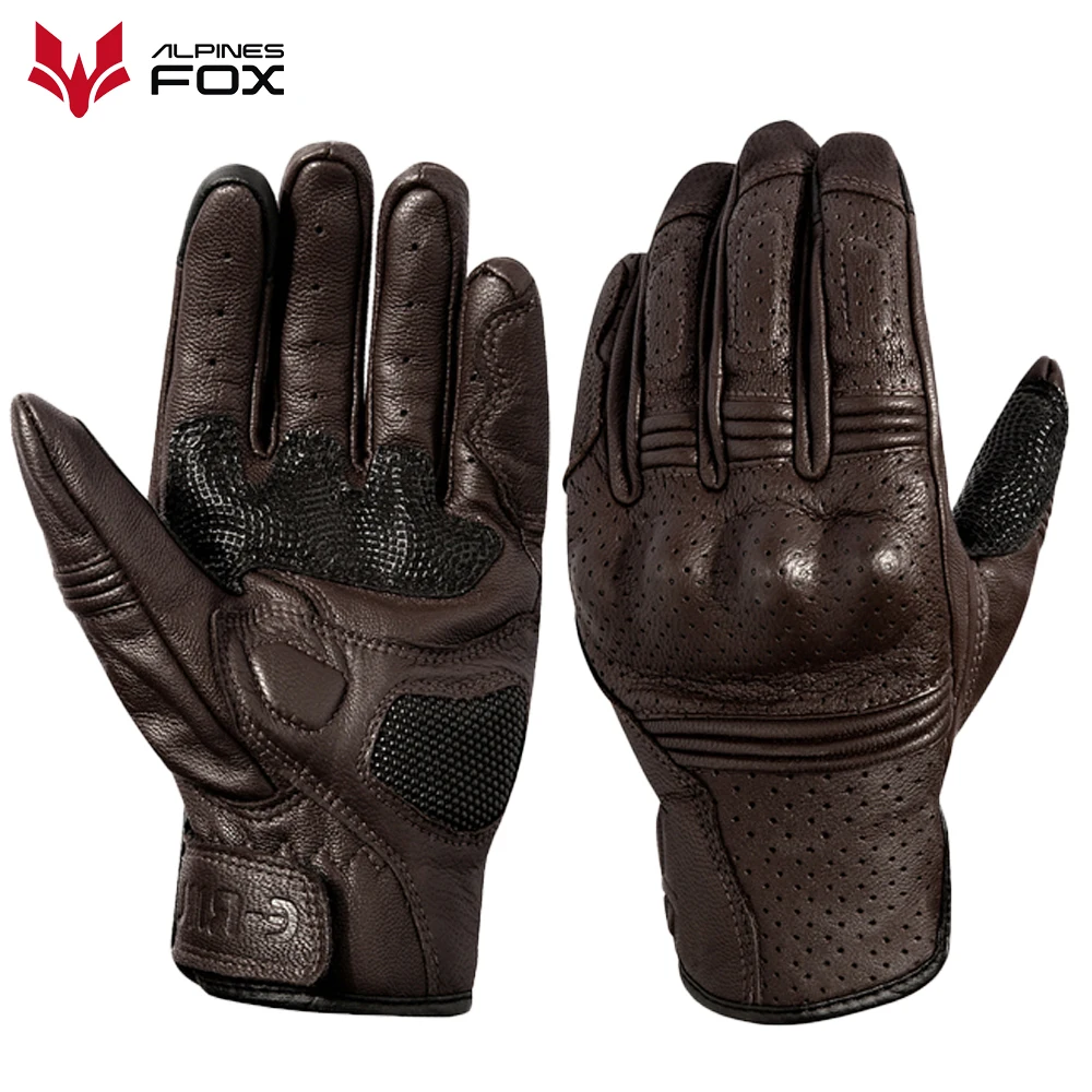 Vintage Goat Leather Motorcycle Gloves Men Women Hard Shell Protective Cycling Summer Gloves Motorbike Motorcross Riding Luvas
Vintage Goat Leather Motorcycle Gloves Men Women Hard Shell Protective Cycling Summer Gloves Motorbike Motorcross Riding Luvas