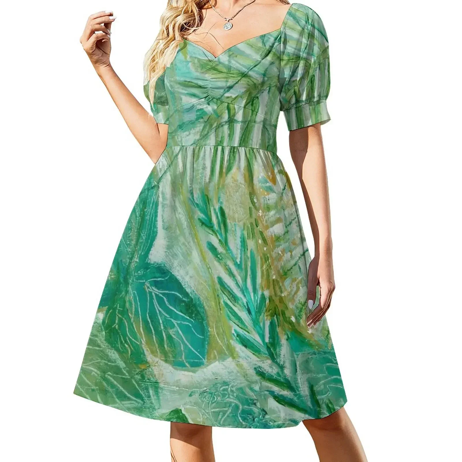 Forest floor Short-Sleeved Dress Long dress woman luxury evening dresses 2025 Dress
Forest floor Short-Sleeved Dress Long dress woman luxury evening dresses 2025 Dress