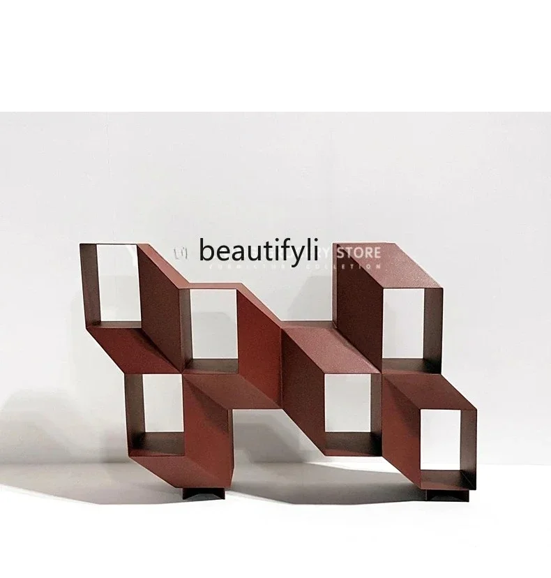 60.Modern minimalist 3D bookshelf industrial style metal 3D art living room entrance display bookcase
60.Modern minimalist 3D bookshelf industrial style metal 3D art living room entrance display bookcase