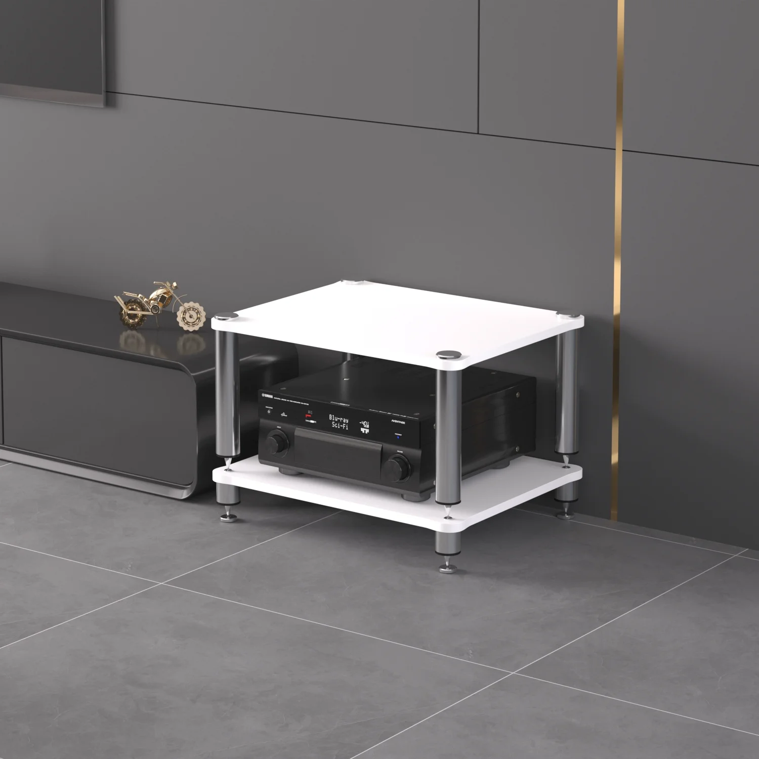 HIFI Amplifier Cabinet, Audio Cabinet, AV Equipment Rack, TV Cabinet Column Available in Black, White, and Silver
HIFI Amplifier Cabinet, Audio Cabinet, AV Equipment Rack, TV Cabinet Column Available in Black, White, and Silver