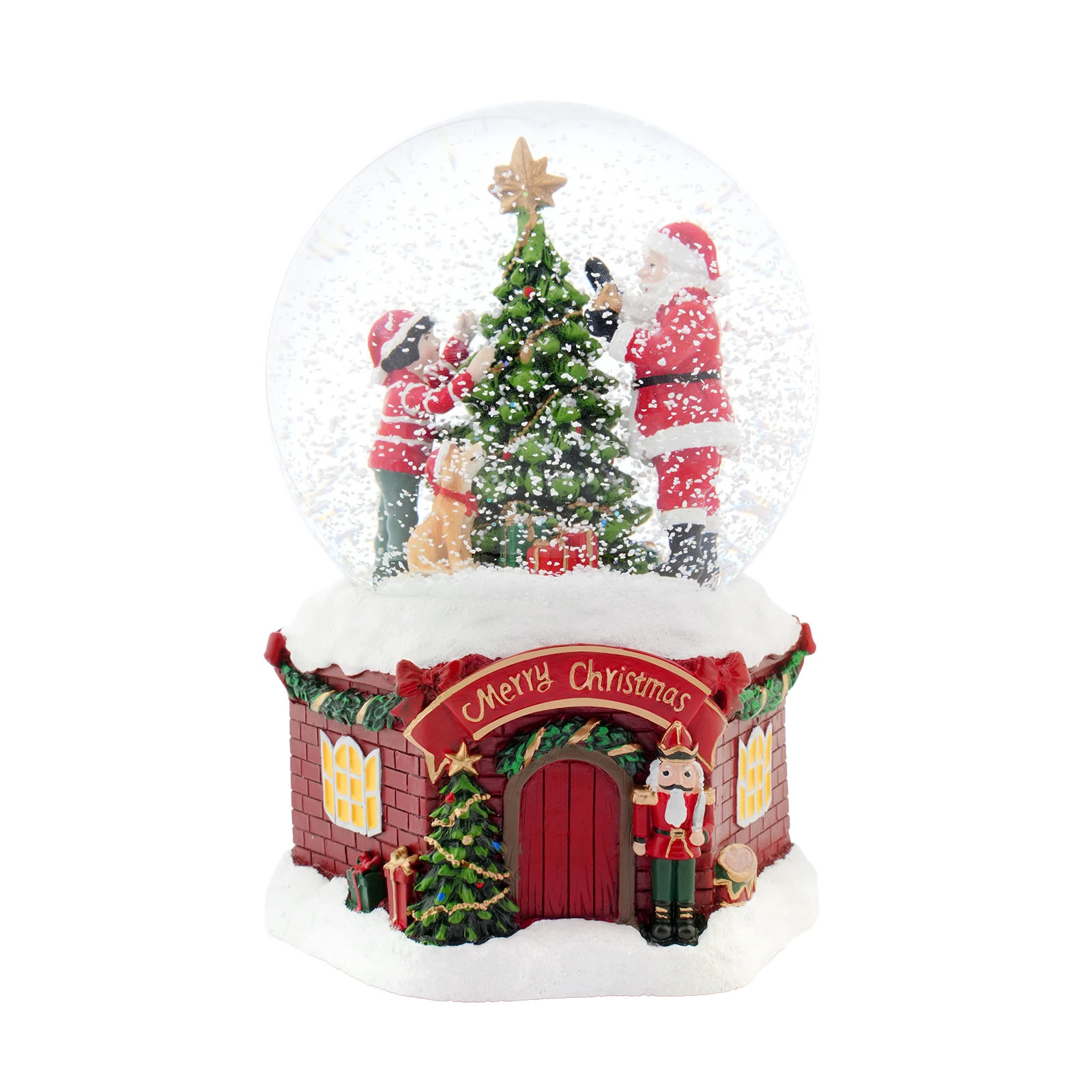 Christmas Snow Globe with Fireplace Base, Christmas Tree & Elderly Scene, Musical Home Decor Gift for Christmas
Christmas Snow Globe with Fireplace Base, Christmas Tree & Elderly Scene, Musical Home Decor Gift for Christmas