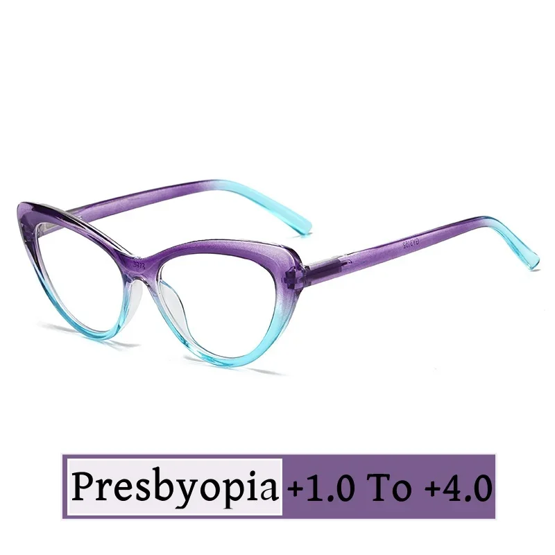 Fashion Cat Eye Reading Glasses for Women Men Anti Blue Light Eyeglasses Finished Optical Far Sight Eyewear Diopter +1.0 TO +4.0
Fashion Cat Eye Reading Glasses for Women Men Anti Blue Light Eyeglasses Finished Optical Far Sight Eyewear Diopter +1.0 TO +4.0