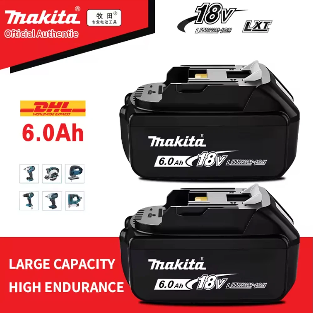 100% Original Makita18v 6.0ah Rechargeable Battery For Bl1830/Bl1830b/Bl1840/Bl1840b/Bl1850/Bl1850b Power Tools | Long-Lasting
100% Original Makita18v 6.0ah Rechargeable Battery For Bl1830/Bl1830b/Bl1840/Bl1840b/Bl1850/Bl1850b Power Tools | Long-Lasting