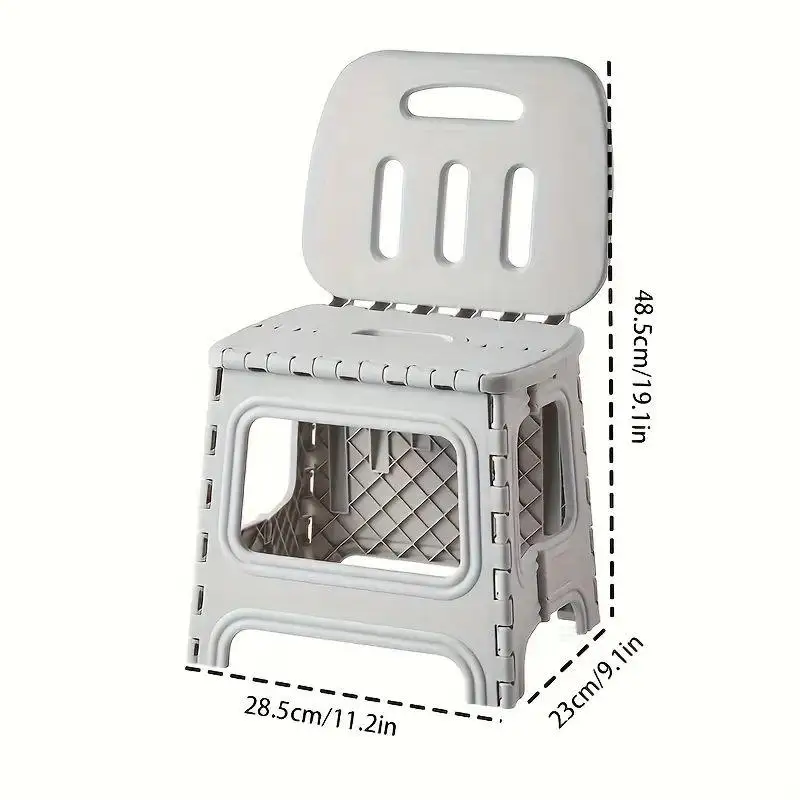 This High-backed, Portable Folding Stool Features A Thickened, Durable Design Suitable for Both Home and Outdoor Use
This High-backed, Portable Folding Stool Features A Thickened, Durable Design Suitable for Both Home and Outdoor Use