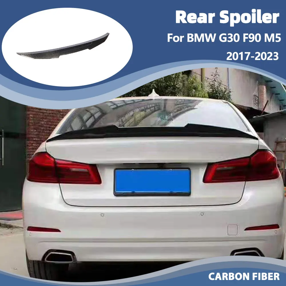 Carbon Fiber Car Rear Spoiler For BMW 5 Series BMW G30 530i 540i M550i F90 M5 2017-2023 Rear Trunk Boot Lip Spoiler Wing
Carbon Fiber Car Rear Spoiler For BMW 5 Series BMW G30 530i 540i M550i F90 M5 2017-2023 Rear Trunk Boot Lip Spoiler Wing