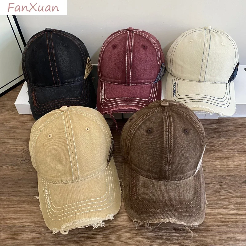 Unisex Baseball Cap Cotton Distressed Soft Top Fashion Label on Side
Unisex Baseball Cap Cotton Distressed Soft Top Fashion Label on Side