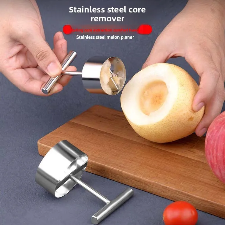 Stainless steel apple mold stewed rock sugar Sydney seed core extractor, fruit cutting large core removal hole digger gadget
Stainless steel apple mold stewed rock sugar Sydney seed core extractor, fruit cutting large core removal hole digger gadget