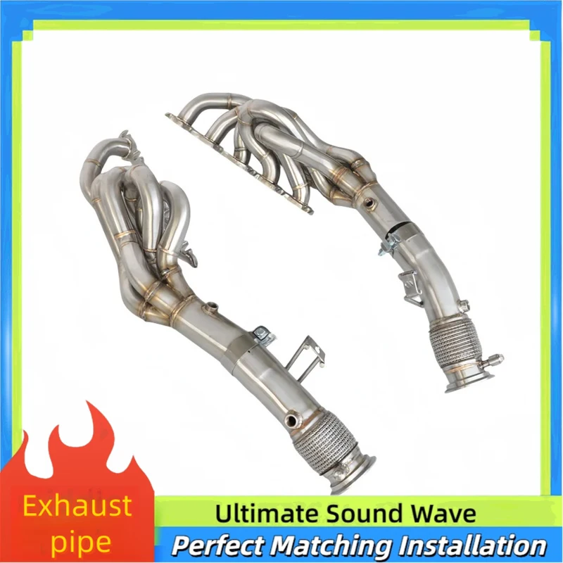 Customized Dumppipe Car Exhaust Headers for Audi R8 V10 5.2L 2010-2019 OEM Stainless Steel Equal-length Exhaust Manifold Upgrade
Customized Dumppipe Car Exhaust Headers for Audi R8 V10 5.2L 2010-2019 OEM Stainless Steel Equal-length Exhaust Manifold Upgrade
