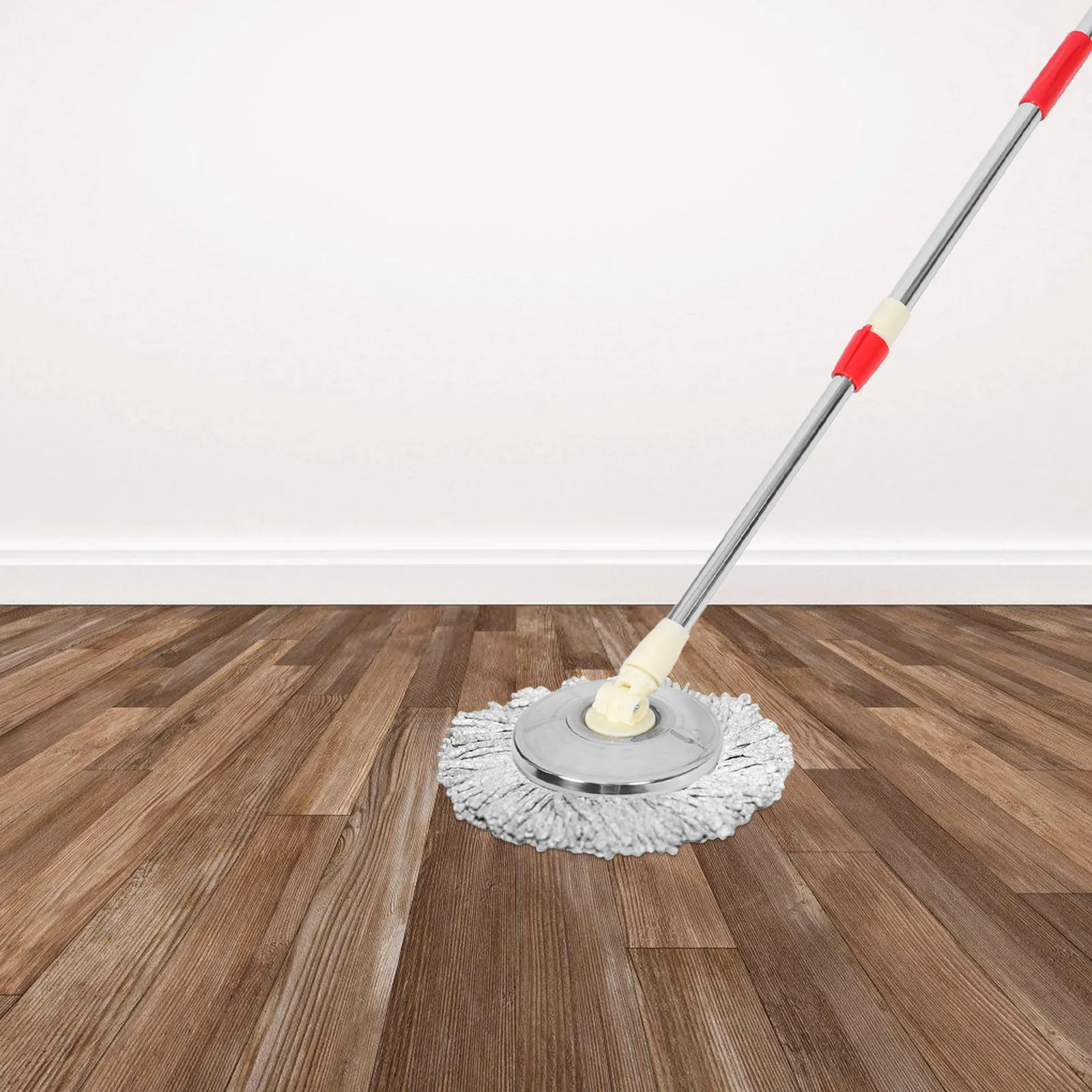 1Set Adjustable Rotating Mop Handle Replacement for Rotary Mop Bucket Heavy-Duty Reinforced Pole Reaches Hard-to-Clean Areas
1Set Adjustable Rotating Mop Handle Replacement for Rotary Mop Bucket Heavy-Duty Reinforced Pole Reaches Hard-to-Clean Areas