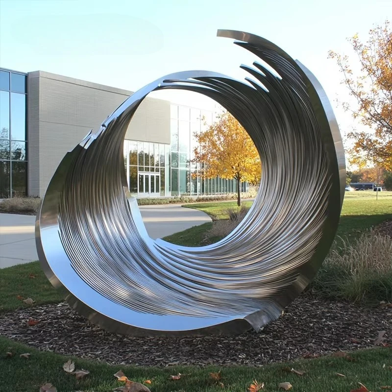 Stainless Steel Garden Sculpture Hotel Lobby Art Statue Water Feature Decoration
Stainless Steel Garden Sculpture Hotel Lobby Art Statue Water Feature Decoration