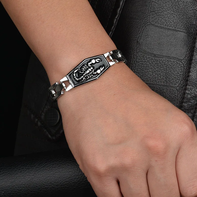 Scorpion King Cool Scorpio Men's Bracelet Taigang Punk Personality Watch Strap Bracelet Trendy Jewelry
Scorpion King Cool Scorpio Men's Bracelet Taigang Punk Personality Watch Strap Bracelet Trendy Jewelry