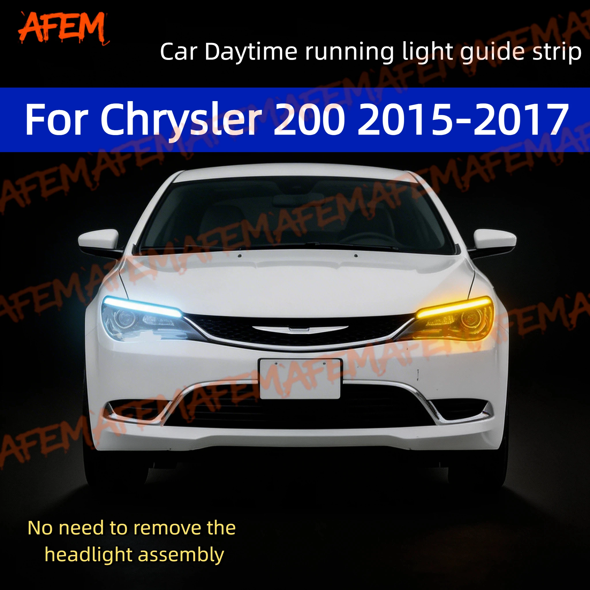 2pcs For Chrysler 200 15-17Daytime Running Light Guide Strip Auto LED DRL Daytime Running light Flexible Decorative Ambient Lamp
2pcs For Chrysler 200 15-17Daytime Running Light Guide Strip Auto LED DRL Daytime Running light Flexible Decorative Ambient Lamp