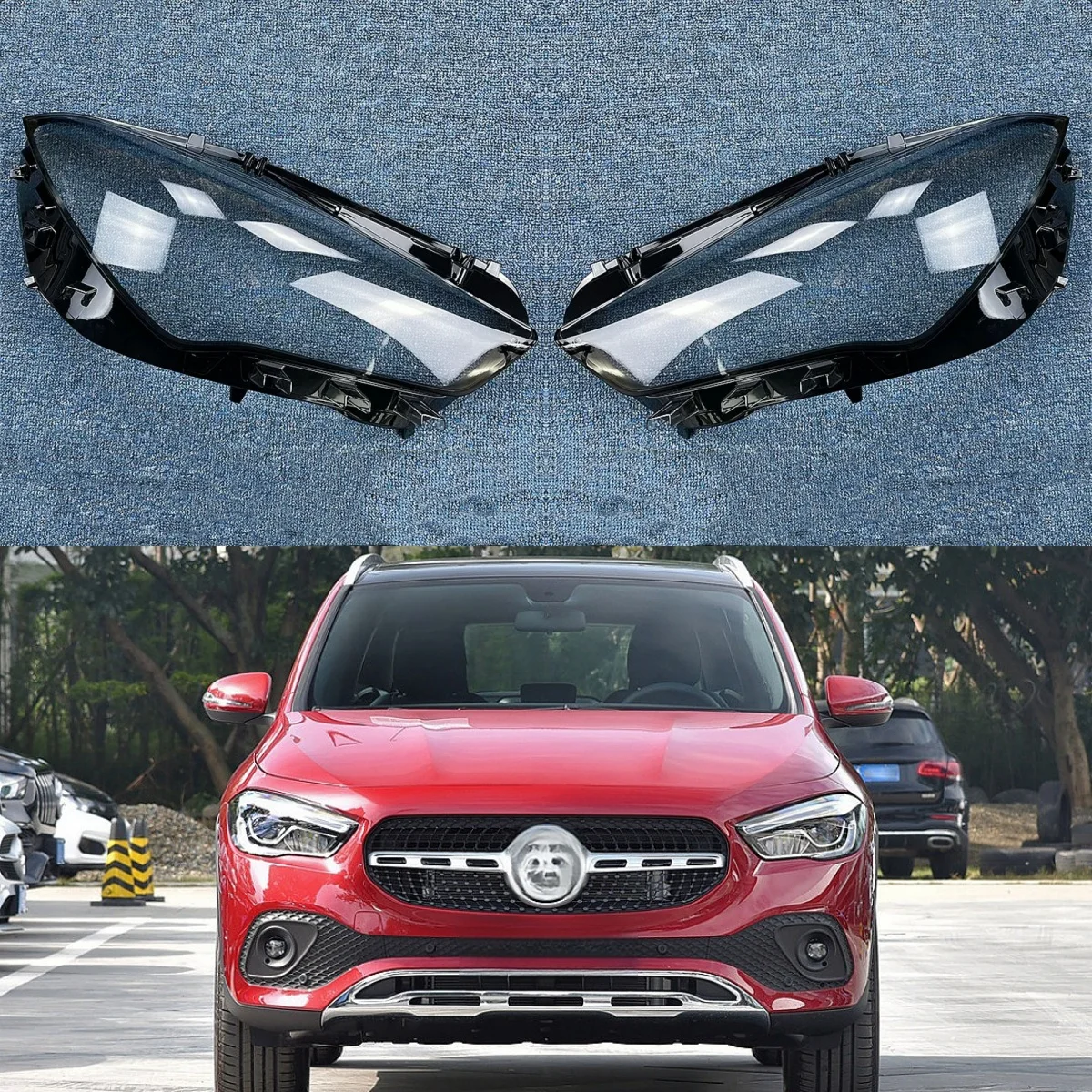 For Benz GLA X157 2020 2021 2022 Front Headlight Cover Lens Transparent Headlamp Shell Replace Original Lampshade Plexiglass
For Benz GLA X157 2020 2021 2022 Front Headlight Cover Lens Transparent Headlamp Shell Replace Original Lampshade Plexiglass