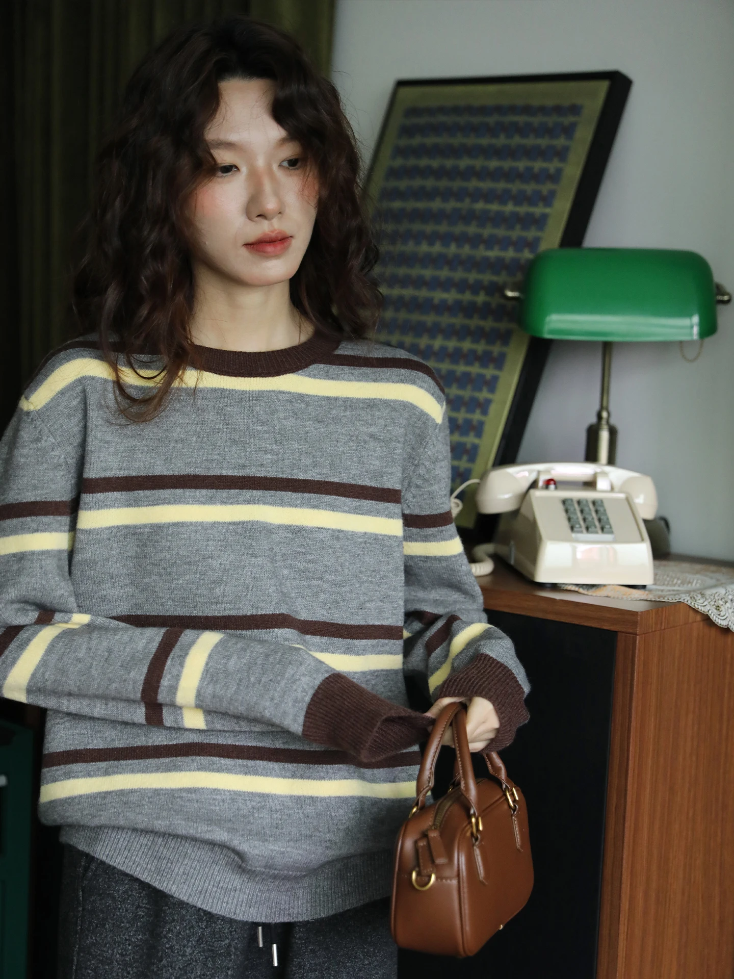 Retro Striped Color Blo Knitted Long Sve Sweater Women's Autumn Winter Loose Fit Commute Sle Casual Slimming Top
Retro Striped Color Blo Knitted Long Sve Sweater Women's Autumn Winter Loose Fit Commute Sle Casual Slimming Top