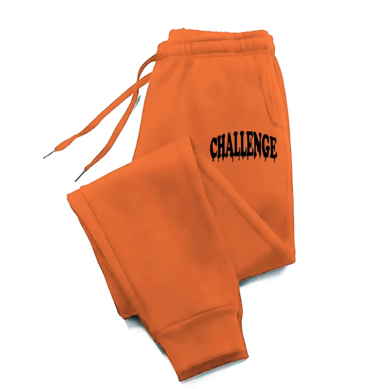Challenge Letter Printing Men'S Casual Basic Drawstring Pants Versatile Pocket Fashion Sweatpants Trendy Street Pocket Pant Male
Challenge Letter Printing Men'S Casual Basic Drawstring Pants Versatile Pocket Fashion Sweatpants Trendy Street Pocket Pant Male