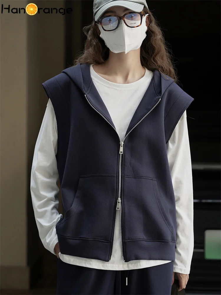 HanOrange 2025 Autumn Casual Sporty Hoodie Women Casual Top Grey/Navy Blue
HanOrange 2025 Autumn Casual Sporty Hoodie Women Casual Top Grey/Navy Blue