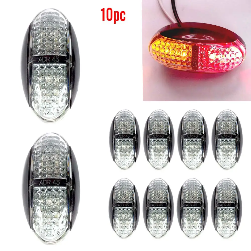 10PCS Splash-Proof IP68 Side Marker Light Rear 4Led Car Truck lightsTrailer lamp Tractor Rear lights external Lights
10PCS Splash-Proof IP68 Side Marker Light Rear 4Led Car Truck lightsTrailer lamp Tractor Rear lights external Lights