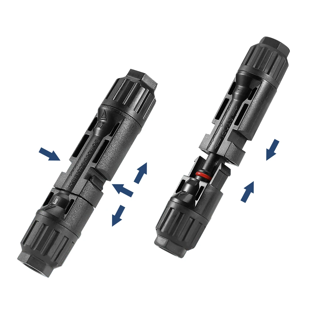 Pair of Solar Connector Solar Plug Cable Connectors (Male and Female) Suitable 2.5/4/6mm2 10 AWG PV Solar Panel Cable Connector
Pair of Solar Connector Solar Plug Cable Connectors (Male and Female) Suitable 2.5/4/6mm2 10 AWG PV Solar Panel Cable Connector