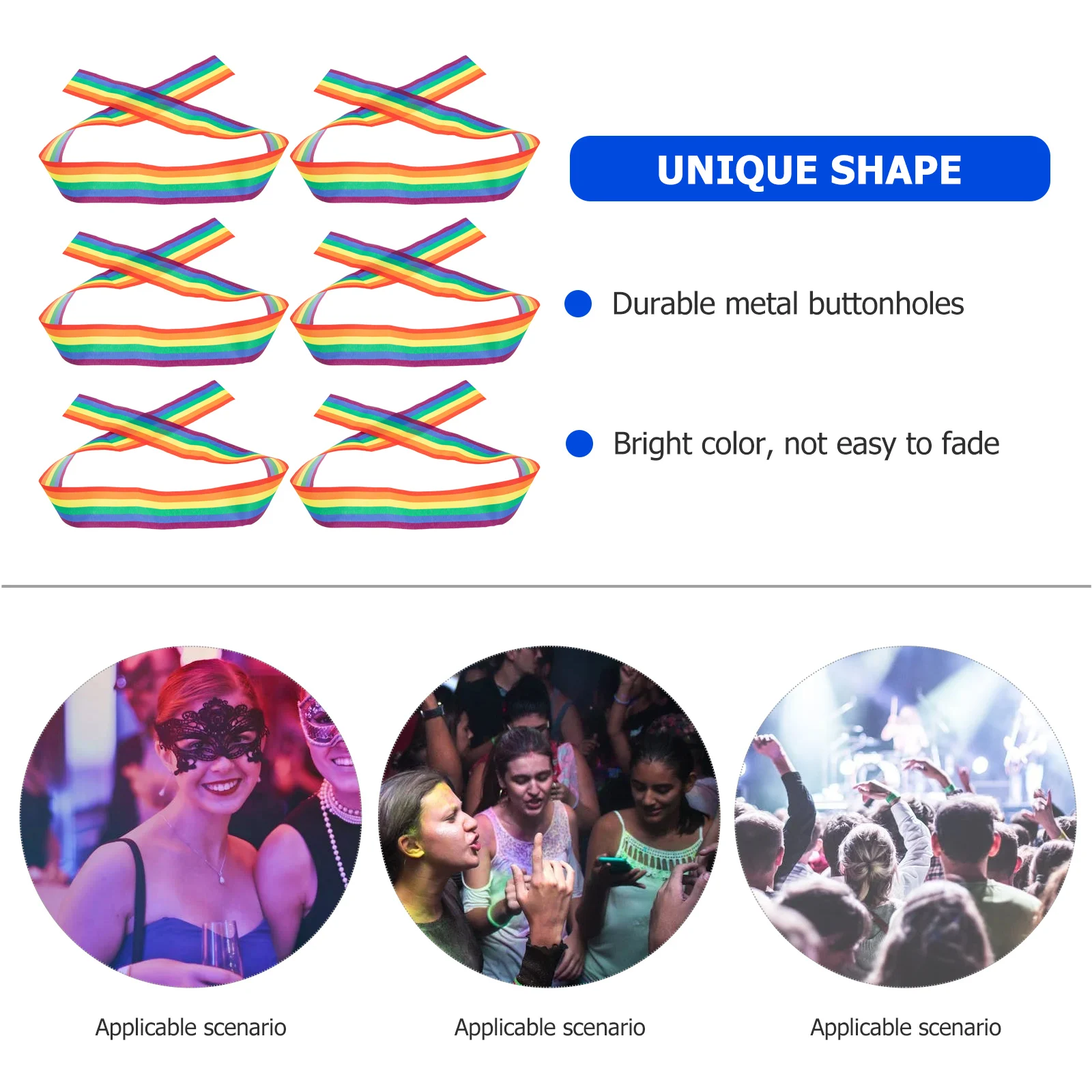 Rainbow Ribbon Long Strips Headdress DIY Gift Wrapping Supplies Party Accessories Projects Premium Polyester
Rainbow Ribbon Long Strips Headdress DIY Gift Wrapping Supplies Party Accessories Projects Premium Polyester
