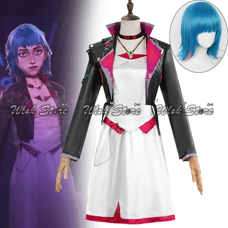 Game LOL Arcane S2 Powder Jinx Cosplay Costume Wig Party Dance Dress Woman Girls Halloween Party Carnival Outfit Shoes Blue Hair
Game LOL Arcane S2 Powder Jinx Cosplay Costume Wig Party Dance Dress Woman Girls Halloween Party Carnival Outfit Shoes Blue Hair