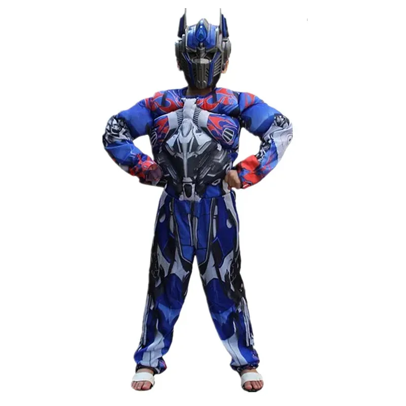 Kids Optimus Prime Costume Superhero Transformers Jumpsuit Suit Halloween Role Play Muscle Costume Boys Anime Mask Gift
Kids Optimus Prime Costume Superhero Transformers Jumpsuit Suit Halloween Role Play Muscle Costume Boys Anime Mask Gift