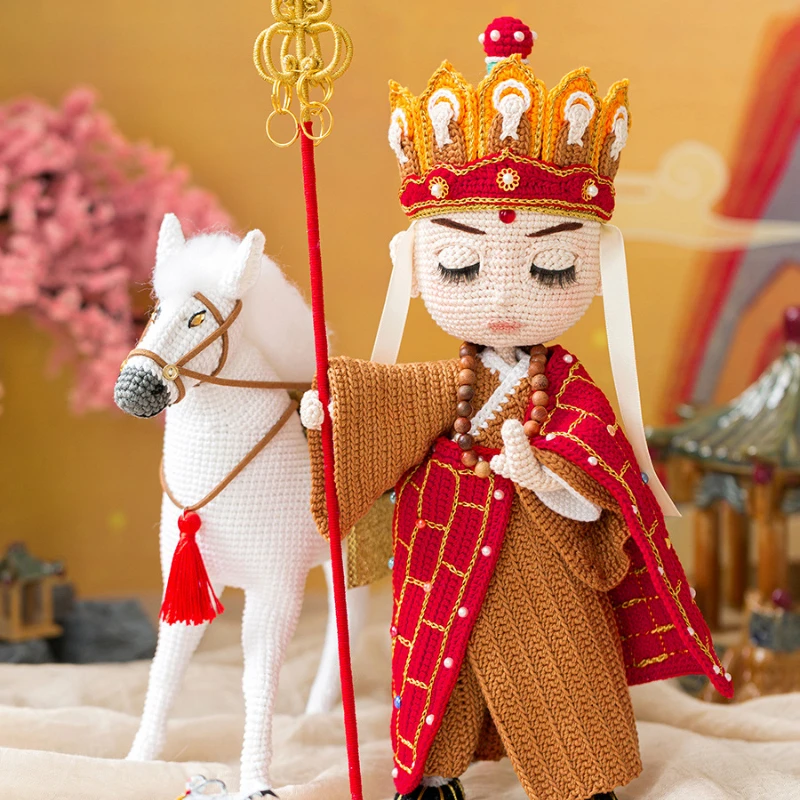 Susan's Family Crochet DIY Doll Tripitaka and His White Horse Knitting Kit for Old Stager Crochet Kit
Susan's Family Crochet DIY Doll Tripitaka and His White Horse Knitting Kit for Old Stager Crochet Kit