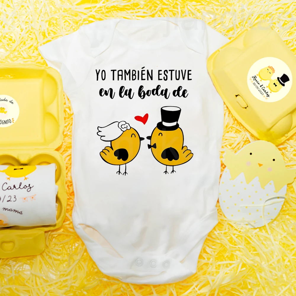 I Was Also At The Wedding Printed Baby Romper Short Sleeve Crew Neck Infant Bodysuit Newborn Comfort Jumpsuit Wedding Clothing
I Was Also At The Wedding Printed Baby Romper Short Sleeve Crew Neck Infant Bodysuit Newborn Comfort Jumpsuit Wedding Clothing