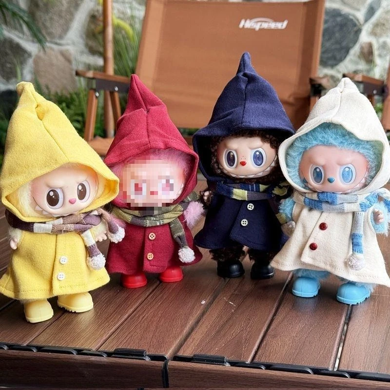 Creative Coat Cloak Suit for 17cm Labubu Clothes Cute Elf Cloak Scarf Clothes Set for Labubu V1 V2 V3 Dolls Accessories
Creative Coat Cloak Suit for 17cm Labubu Clothes Cute Elf Cloak Scarf Clothes Set for Labubu V1 V2 V3 Dolls Accessories