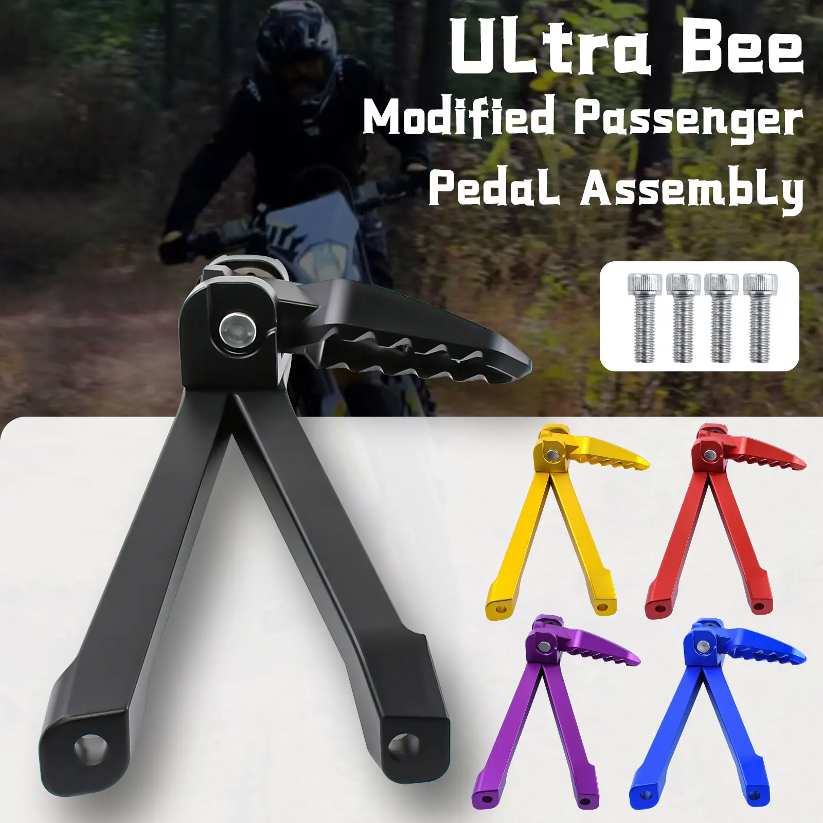 Для Surron Ultra Bee левая и правая задняя подножка в сборе, модифицированная педаль, электрические велосипеды для грязи, аксессуары для мотоциклов
Для Surron Ultra Bee левая и правая задняя подножка в сборе, модифицированная педаль, электрические велосипеды для грязи, аксессуары для мотоциклов