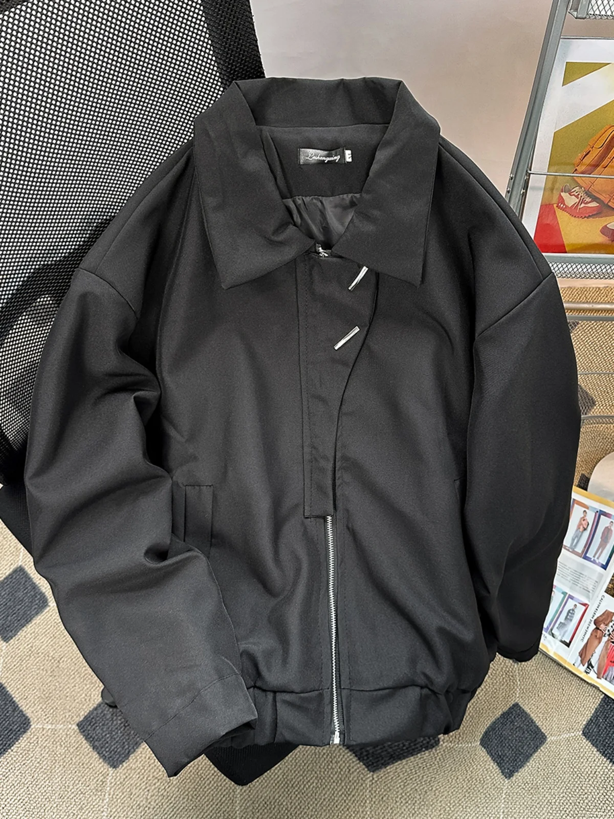 ort Pilot Jaet Men's Casual Loose Fit High Street Sle Spring Autumn Faion Design American Streetwear Outerwear
ort Pilot Jaet Men's Casual Loose Fit High Street Sle Spring Autumn Faion Design American Streetwear Outerwear