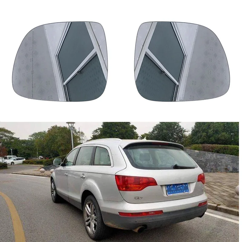 Reverse lens left and right rearview mirrors electric heated glass for Audi Q7 2006 2007 2008 2009
Reverse lens left and right rearview mirrors electric heated glass for Audi Q7 2006 2007 2008 2009