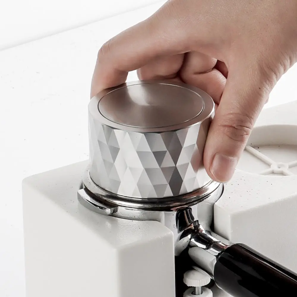 51/53/58mm Gravity Coffee Tamper Stainless Steel Whirlwind Pattern Base Coffee Powder Press Diamond Texture Coffee Leveler
51/53/58mm Gravity Coffee Tamper Stainless Steel Whirlwind Pattern Base Coffee Powder Press Diamond Texture Coffee Leveler