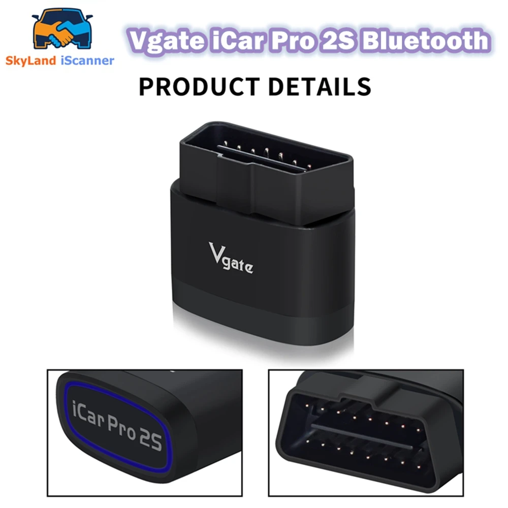 Новейший Bluetooth OBD2 сканер Vgate iCar Pro 2S 2026 года, диагностический инструмент ELM327 для iOS/Android/Windows
Новейший Bluetooth OBD2 сканер Vgate iCar Pro 2S 2026 года, диагностический инструмент ELM327 для iOS/Android/Windows